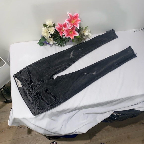 rag & bone Charcoal Skinny Jeans - Picture 6 of 6